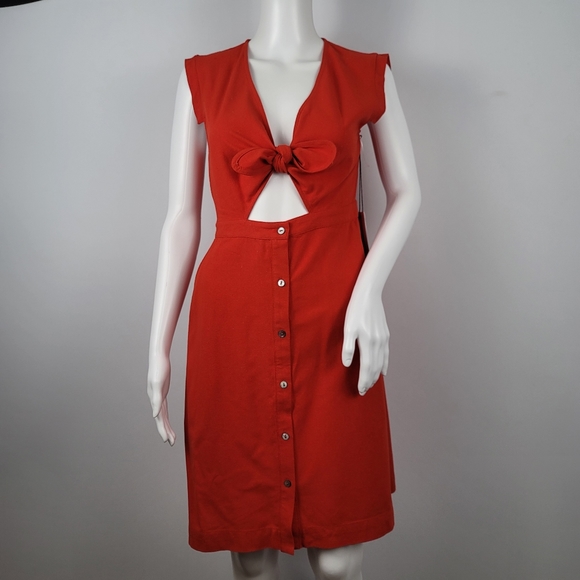 Anthropologie Dresses & Skirts - Anthropologie 34°N 118°W The Goods Silk Tie Dress